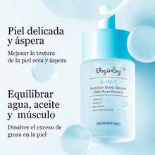 Kit de Cuidado Facial Hidratante: Limpiador 100g + Crema Hidratante 50g + Sérum facial 30ml + Loción Corporal 100ml | Nutrición Intensiva, Hidratación Profunda, Calma e Ilumina el Tono - Hyaluronic Acid - Ver 3