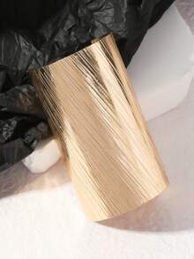 1pc/2pcs Fashionable Half-Pack Ponytail Holder Decorative Hair Tie With Thick Metal Hair Clip, Ladies Accessory, Half-Open Metal Hair Clip And Semi-Circular Hook Clip, Gold, Claw Clips, Hair Slide, Hair Barrettes, Hair Accessories For Women, Head Accessories - Multicolor - View 6