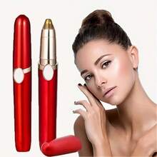 1pc New Electric Eyebrow Trimmer, Lipstick Eyebrow Trimmer, USB Rechargeable, Women's Household Hair Remover, Mini Shaver Eyebrow Trimmer, Portable Facial Hair Remover Eyebrow Pencil New - Multicolor - View 2