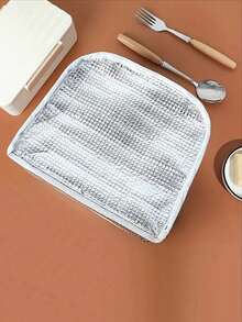 1个卡通3D保温便当袋，外出旅行保温午餐盒收纳袋，铝膜加厚便携保温袋，保冷收纳袋，旅行餐盒袋，保温保冷，内衬加厚保温铝箔，水油不渗入，擦拭即可清洁。 - 彩色 - 查看 2