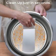 Stainless Steel Round Buffet Warming Tray Set, For Cooking Use Only - Gold - View 9