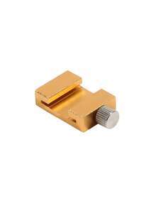 1pc Metal Ruler Positioning Block, Ruler Marking Limiter, Steel Ruler Locator Fixed Limit Block, Suitable For Craftsmen And Others To Use, Woodworking Equipment - Multicolor - View 8
