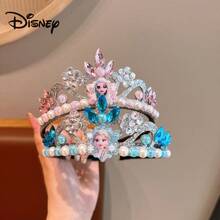 Disney Elsa Princess Headband, Elsa Crown Costume Cartoon Tiara, Cute - Multicolor - View 3