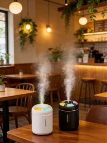 180ml Mini Humidifier & Air Freshener, 2 Modes Super Quiet, Suitable For Car/Home/Office Use, Gift - Cylindrical - View 9