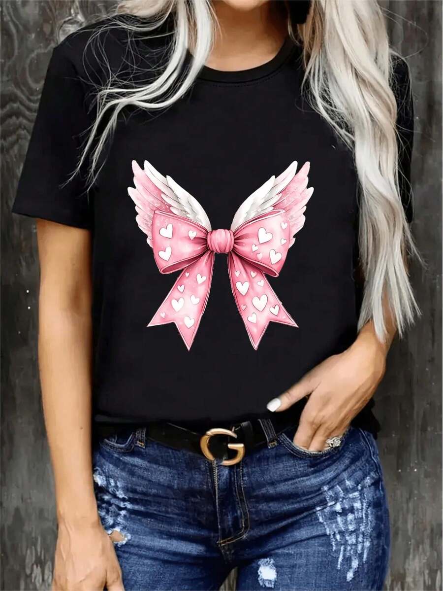 Women T-Shirts - Black - View 1