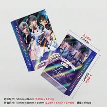 124张全息卡片、动漫贴纸、LOMO卡、照片卡、双面卡、礼盒装收藏卡/明信片/书签、LOMO卡贴纸套装、粉丝必备收藏品 - 彩色 - 查看 3