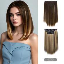 Bộ 4 phụ kiện tóc thẳng tối giản và đa năng - Dark Brown - Xem 6