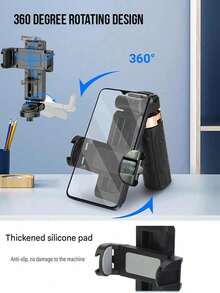 Pocketflex Mini Tripod, Aluminum Alloy 360° Flexible Rotation Selfie Stick Tripod, One-Key Switch 3-In-1 Phone Tripod With Retractable Handle, Detachable Remote, Pocket-Sized Ultimate Travel Photography Gear, Suitable For Summer Vacation, Travel, Outdoor Activities, Live Streaming, Stable Recording - Multicolor - View 2