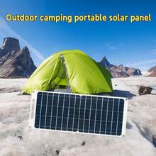 20W Type-C & USB Solar Charger Panel, Flexible Solar Charging Board For Outdoor Emergency Mobile Devices, Camping, Hiking, Essential