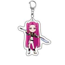 1pc Acrylic Double-Sided Keychain Witch Hunting Squad Anime Character Backpack Pendant, Suitable As Friend's Birthday Gift Or Personal Collection (Random Style) - Multicolor - View 8