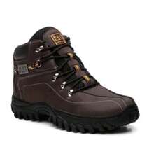Premium Men's Adventure Boots With Strong, Non-Slip Sole, Wallet, Smart Bracelet, Belt, And Keychain - Carnival Style - 咖啡 - 查看 3