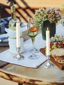 Suporturi de lumânări metalice conice pentru masă (3/6/12 bucăți) - Decor pentru nunți/aniversări/cine, ornamente pentru petreceri de casă și hotel, centre de masă, cadouri ideale pentru sărbători, lumânări excluse - Multicolor - Vizualizare 11