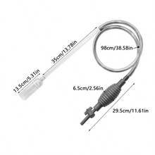 新型鱼缸换水器、洗沙机、水泵、鱼缸吸水装置、虹吸管、手动换水器、马桶 - 灰色 - 查看 10