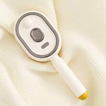 LUYAO USB充电式蒸汽梳，按摩头皮，顺滑梳理秀发，告别毛躁，防静电蓬松美发工具 - 香檳色 - 查看 8