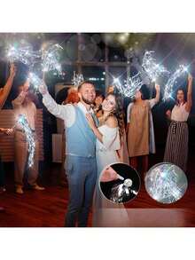 1pc Shiny Wedding Wand, Shaped Like A Golden Star With Foil Tassel And Bells, Suitable For Weddings, Birthday Parties And Other Occasions - Multicolor - View 4