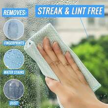 5/10pcs Ultra-Fine Microfiber Cleaning Cloths, Window Cleaning Cloths, Magic Cleaning Cloths, Fish Scale Towels, Lint-Free Cloths, Suitable For Glass, Kitchen, Counters, Mirrors, Dishes, Drying Cloths, Cars, Glass Polishing Cloths, Multi-Purpose, Soft, Absorbent, Cleaning Supplies And Tools - A - View 6