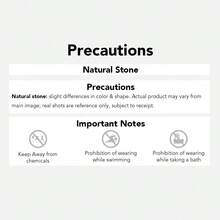 1串天然宝石月光石虎眼石黄水晶珠子，优质散珠，适用于珠宝制作、DIY工艺品和疗愈水晶 - 彩色 - 查看 11