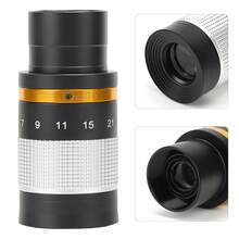 31.7 Mm (1.25 Inch) Silver Continuous Zoom Eyepiece For Astronomical Telescopes | 7-21 Mm Variable Magnification Objective With High-Definition Viewing | Compatible With Standard Telescope Focusing Systems For Moon And Planetary Observation
