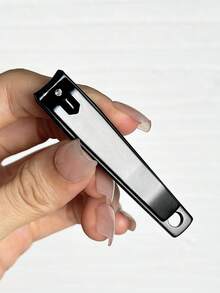 Stainless Steel Flat Nail Clipper, Daily Foot & Hand Care Tool - Multicolor - View 2