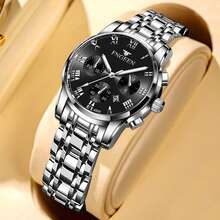 SANDA Luxury Quartz Watch Women Elegant Stainless Steel Watch Luminous Waterproof Date Wristwatch Ladies Dress Watch Ms4006 - White - View 10