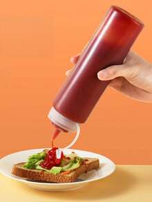 5pcs/8pcs/12pcs Plastic Squeeze Bottles Set With Conical Spout - Ideal For Sauces, Condiments And Ingredients, Easy Dispensing Of Soy Sauce, Garlic Sauce