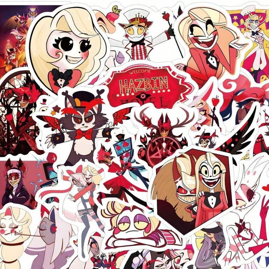 60 miếng dán thùng rác nguy hiểm, nhãn dán vinyl thẩm mỹ, nhãn dán trang trí phù hợp cho sổ kế hoạch, nhật ký, sổ tay, xe hơi, ván trượt, bình nước, máy tính, điện thoại, hình hoạt hình, mũ bảo hiểm - I - Xem 1