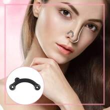 Clipe de Nariz de Silicone Realçador, Clipe de Beleza para Elevação e Modelagem da Ponte do Nariz, Modelador de Nariz, Adesivo Levantador de Nariz, Acessório de Beleza, Contorno Facial, Modelagem Invisível, Design Sem Emendas, Clipe Durável, Design Flexível, Ferramenta de Levantamento Facial, Aplicador Cosmético Removedor de Cravos do Nariz - Multicolorido - Visão 4