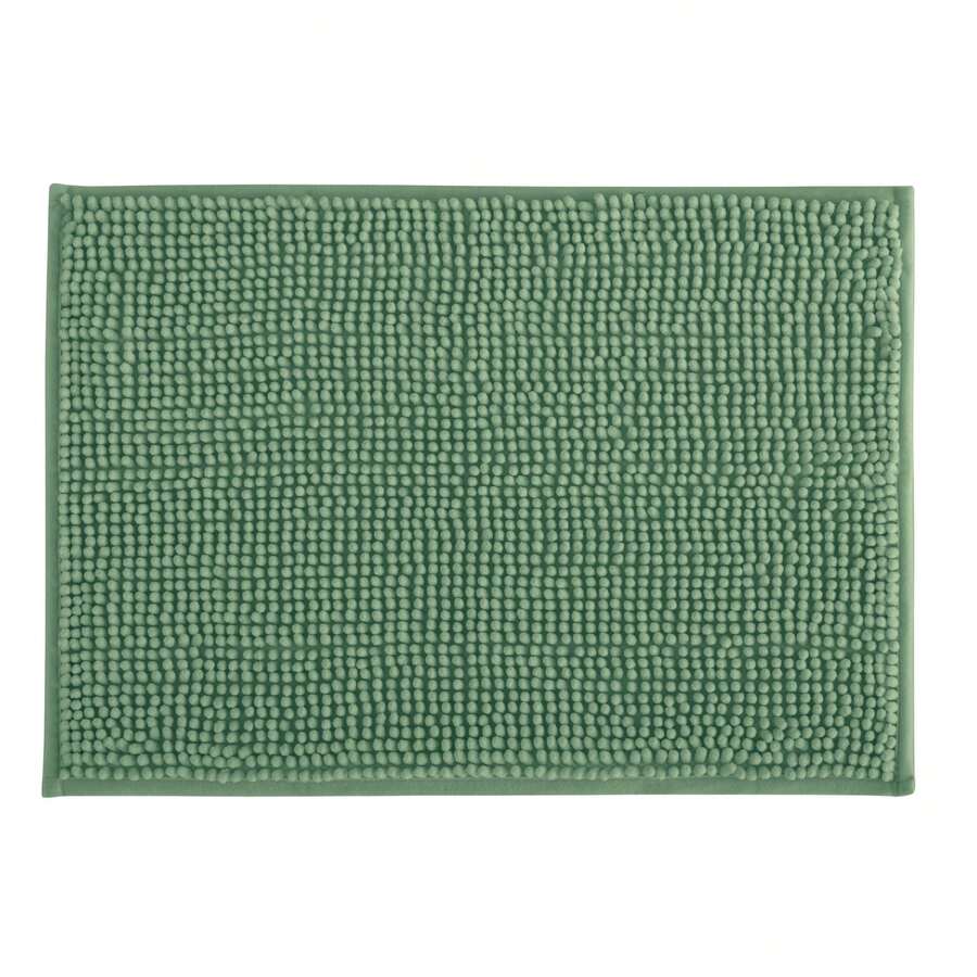 Microfiber Non-Slip Bathroom Mat With Polka Dots, Various Colors - màu xanh lá - Xem 1