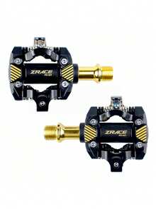 ZRACE PD-M1 SPD 332g GOLD Pedals Self-Locking MTB Gravel Components Using For Bicycle Racing Mountain Bike - Black - View 2
