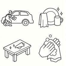 2pcs Watercolor Dragonfly Kitchen Towel And Dishcloth Set, Insect Decor Kitchen Towel, Floral Hand Towel, Wild Flower Dish Cloth, Suitable For Bathroom And Kitchen - White - View 7