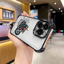 Funda personalizada con diseño de moto, compatible con Samsung, Apple, VIVO, OPPO, , Transsion, ,  y Honor. Fabricada en TPU, ofrece protección a prueba de golpes y caídas. ¡El regalo perfecto para los amantes de las motos! - Negro - Ver 5