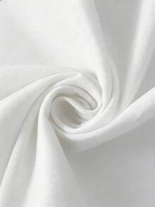 Men's English Text & Skull Hand Print Casual Sleeveless Hooded Tank Top | Exquisite Design | Summer Essential | Fashionable Matching, Showcasing Your Style - White - View 6