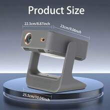 Z6pro Is The First Dual-Screen Smart Projector, With Android 12 System, 8-Inch Touchscreen Secondary Display, Zero Latency, 180° Upward And Downward Projection, Dual-Band WIFI6 Wireless Connection, Built-In High-Fidelity Speakers, Fully Automatic Correction, And Auto-Obstacle Avoidance Function. Suitable For Living Room, Bedroom, Conference Room, And Home Theater. - Grey - View 12