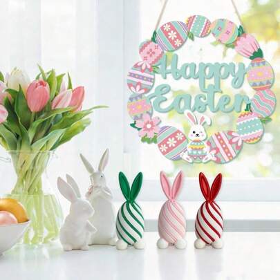 高颜值可爱3D打印螺旋指尖兔蛋，复活节氛围装饰品，办公及家居桌面装饰减压玩具，派对小礼物及节日小礼品