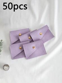 50/10/1pc Microfiber Gift Pouch Small Jewelry Presents Pouches For Necklace Christmas Wedding Gift Package Envelope Bags Small Gift Packaging For Children Birthday Favor Candy Pouches Microfiber Velvet Bag Gift Bags - CX-cFX - View 32