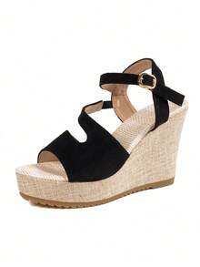 Women Wedges & Flatform - Black - View 6