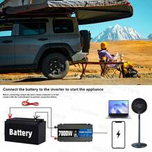 7000W太阳能系统完整套装，12V转110V/220V，100A控制器，300W太阳能板，离网逆变器系统，适用于家庭/露营备用电源 - SEP-12K-D7000 - 查看 13