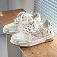 Women's Board Shoes New Fashion Small White Shoes Women's Shoes All Match Low-Top Casual Shoes - 白色 - 查看 12