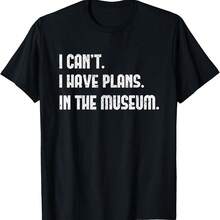 Funny Museum Art Enthusiast History Dinosaur Bugs Animal T-Shirt - 白色 - 查看 1