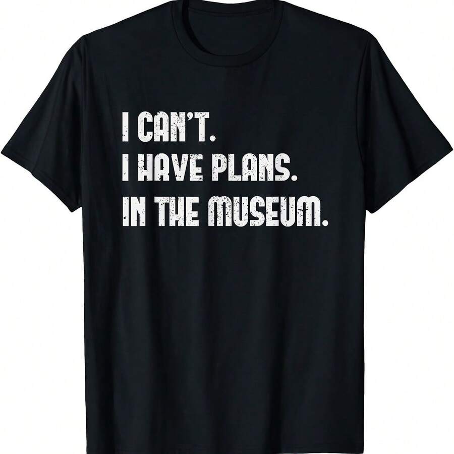 Funny Museum Art Enthusiast History Dinosaur Bugs Animal T-Shirt - 白色 - 查看 1