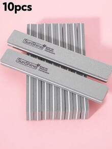 10件套双面100/180目指甲锉和抛光块，专业美甲工具，指甲抛光块 - 彩色 - 查看 31