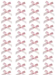 40个/20个/10个缎带蝴蝶结发夹，4厘米/1.57英寸小号，优雅可爱，公主风，复古风，适合女性日常发型装饰，休闲、正式、上学、旅行、派对、礼品 - 粉色 - 查看 6