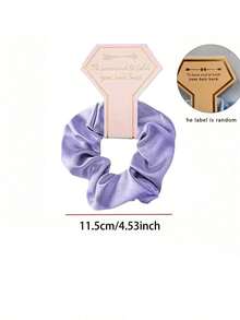 10pcs Bridesmaid Proposal Gift Silk Hair Ties Hair Accessories - Silk Scrunchies, For Bachelorette Party Favors, Wedding Hair Accessories ( Non-Damaging Design, Bulk Romantic Gift Box Fillers For Bride Squad, DIY Bridal Souvenirs), Bachelorette Party Favors Bridesmaid Wedding Party Supplies, Birthday Party, Graduation Season(Purple) - 淡紫色 - 查看 9