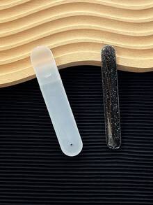 1支彩色玻璃指甲锉抛光棒，手足护理玻璃抛光块，指甲锉打磨去除死皮工具，美甲玻璃棒 - 彩色 - 查看 7