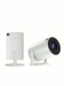 2026新款旗舰级安卓14投影仪 - 支持4K分辨率、5000流明亮度、240°全视角投影、自动梯形校正和自动对焦、WiFi 6蓝牙5.3无线投屏、超静音≤26dB设计，适用于家庭影院/游戏（低延迟）/教育/办公，营造舒适氛围，是理想的送礼之选，可使用5V 2A/3A充电器（包含数据线和简单易懂的安装指南）。 - 白色 - 查看 11