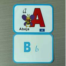 28 piezas Rompecabezas de Cognición del Alfabeto, Tarjetas Didácticas, Tarjetas de Educación Temprana, Herramientas Auxiliares de Tutoría y Entrenamiento, Experiencia de Aprendizaje Interactivo para Lectores Principiantes, Herramienta Ideal para Maestros en el Aula - Multicolor - Ver 9