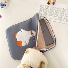 Cute Duck Pattern Laptop Sleeve, Fashionable Lightweight Protective Case For 11/13/14/15.6 Inch, Unisex Design - Multicolor - View 12