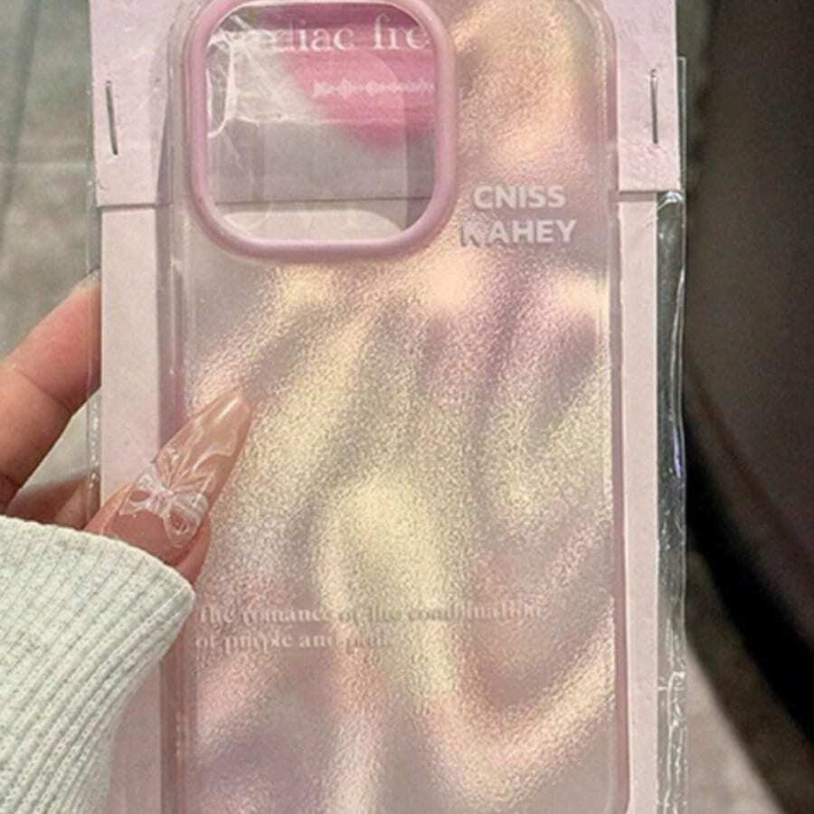 Cute 3D Gradient Glitter Phone Case, Compatible With IPhone 17 Pro Max, 17 Pro, 17 Air, 16, 15, 14 Plus, 13, 12 Pro Max, 11, Luxury Shiny Protective Soft Cover - Pink - View 1