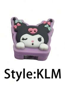 Sanrio 1/2pcs Hello Kitty, Kuromi, Melody Mini Manual Pencil Sharpener, Cute Cartoon Single Hole Student Stationery, Back To School Supplies - Multicolor - View 9