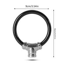 Bicycle Lock Heavy Duty Steel Cable Waterproof Anti Cut Ring Lock For Mountain Bike Road Bike Electric Bike - Multicolor - View 11